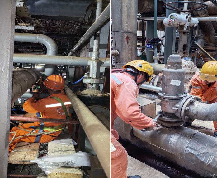 爭分奪秒搶進(jìn)度  顧全大局做先鋒——記設(shè)備制造安裝工程處安全閥作業(yè)組(圖1)