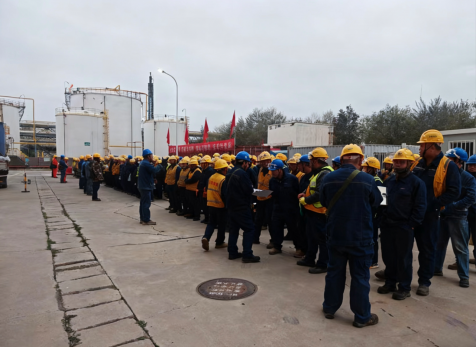 最大晨會(huì)！弘旭公司和寧大修項(xiàng)目部組織安全晨會(huì)